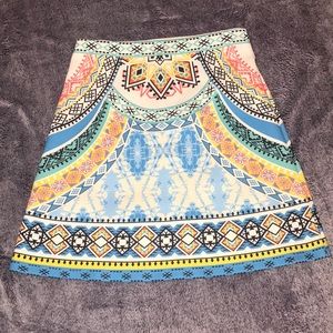 Printed skirt